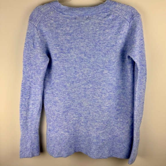 Banana Republic Women's Size XS Sweater Blue Long Sleeve Merino Wool, Alpaca - Picture 13 of 13